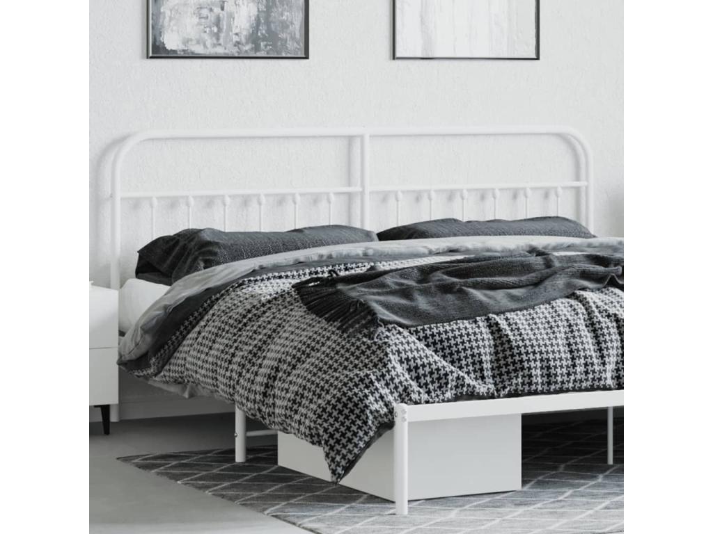 White metal headboard 200 cm XWTL48609