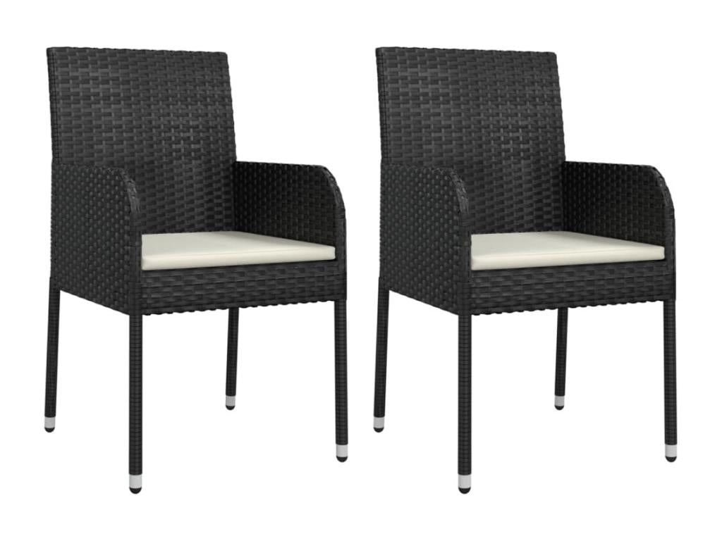 Zensova 7-piece garden dining set with cushions, woven resin, YWVO77468