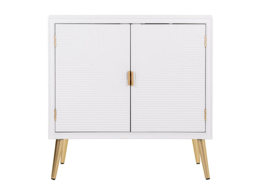 White wooden console 80x36.5x81.5h HWYI67752