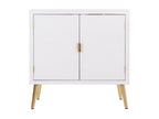 White wooden console 80x36.5x81.5h HWYI67752