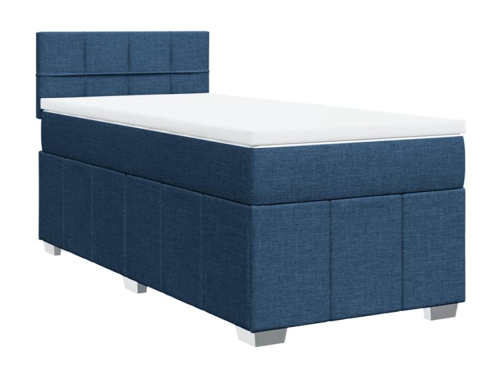 Dormeva bed base with mattress, blue, 100x200 cm, fabric, CPWO70546