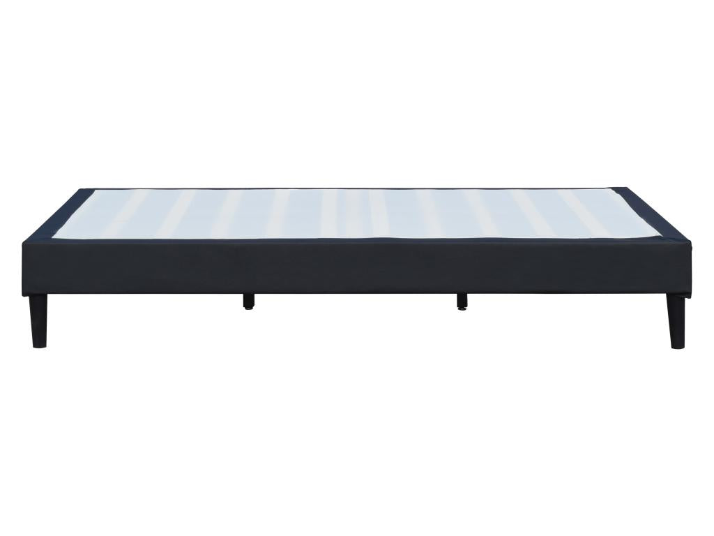 80x200 cm black removable bed base with 20 cm and 13 cm legs, Dormeva, in PVC fabric and PU foam RDHU06821