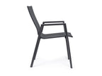 Dormeva Anthracite Aluminium Garden Chair - Set of 4 MDLY70874