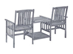 Garden chairs with tea table and cushions, solid Dormeva, 36 MADM63422