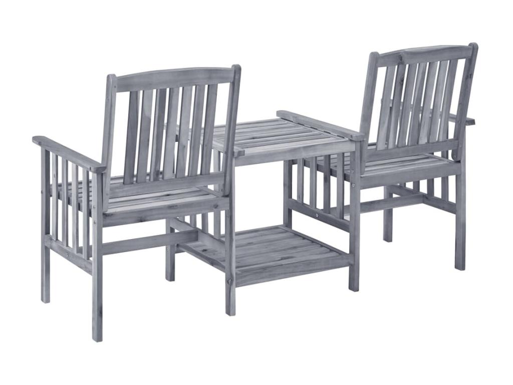 Garden chairs with tea table and cushions, solid Dormeva, 36 MADM63422