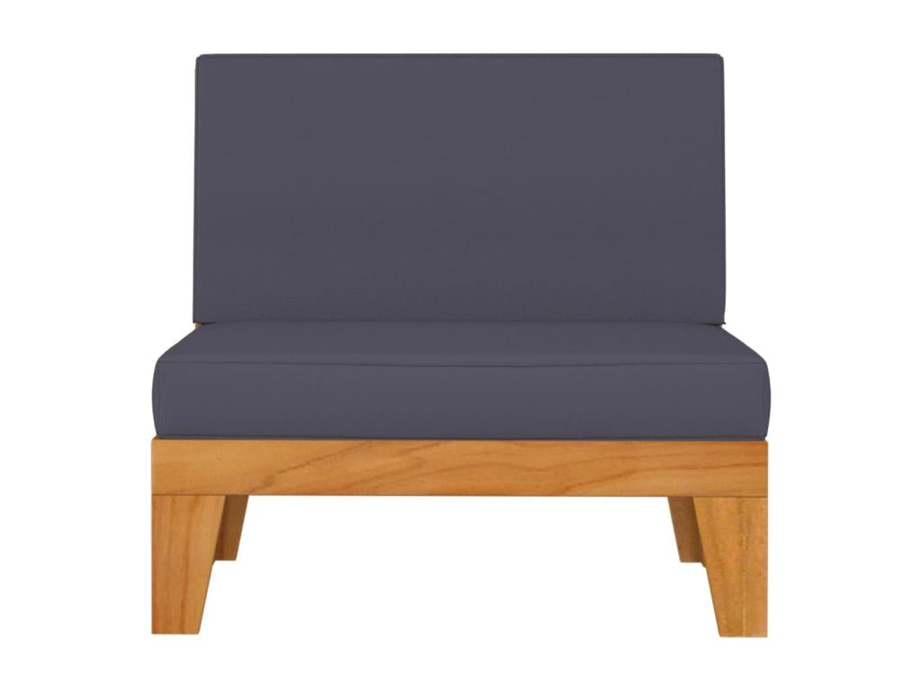 3-piece garden furniture set with cushions, solid Dormeva wood, FVPR25957