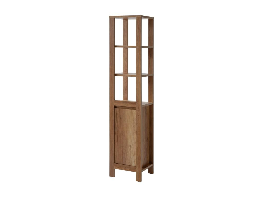 Lysvia HC40 1D Tall Cabinet 40x35x186 Natural Clear PMAC64824