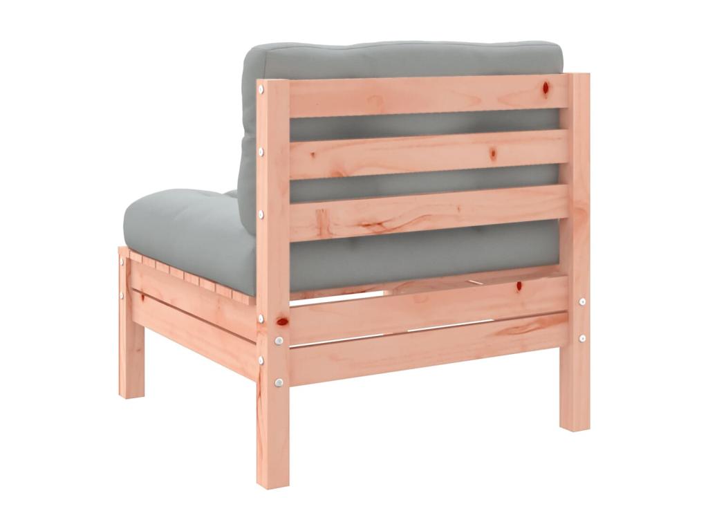 8-piece garden furniture set with cushions, solid fir wood, Dormeva OJOI88979