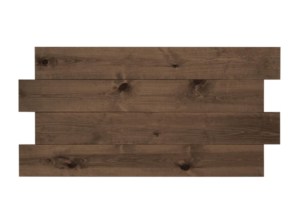 Brown pine wood headboard 200x80cm - Dormeva YHKG83222