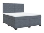 Dormeva bed base and mattress, Dark Grey 180x200cm Velvet ZCIF12279