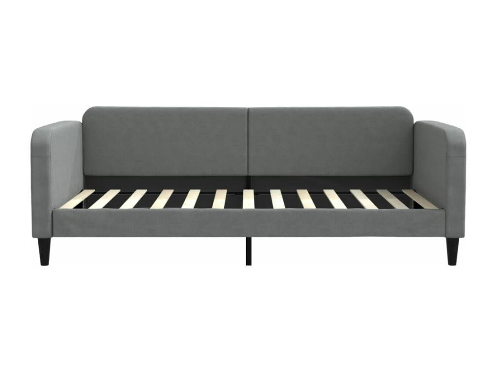 Daybed with pull-out bed and drawers, dark grey, 100x200 cm, Zensova YHRM27859