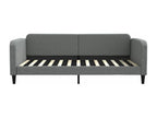 Daybed with pull-out bed and drawers, dark grey, 100x200 cm, Zensova YHRM27859
