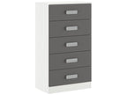 Chest of drawers/storage unit in Andersen graphite - Length 60 x Depth 37.80 x Height 108 cm IBAI25118