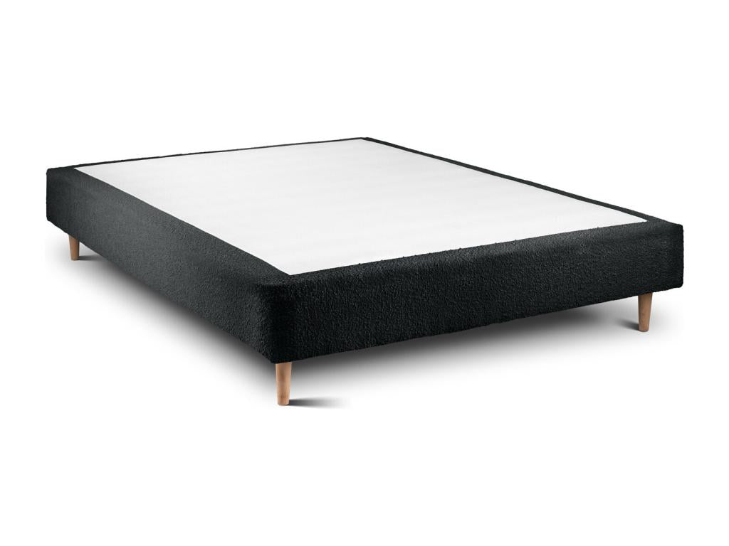 Dormeva Black Upholstered Bed Base 150x190 H35cm NZAU28600