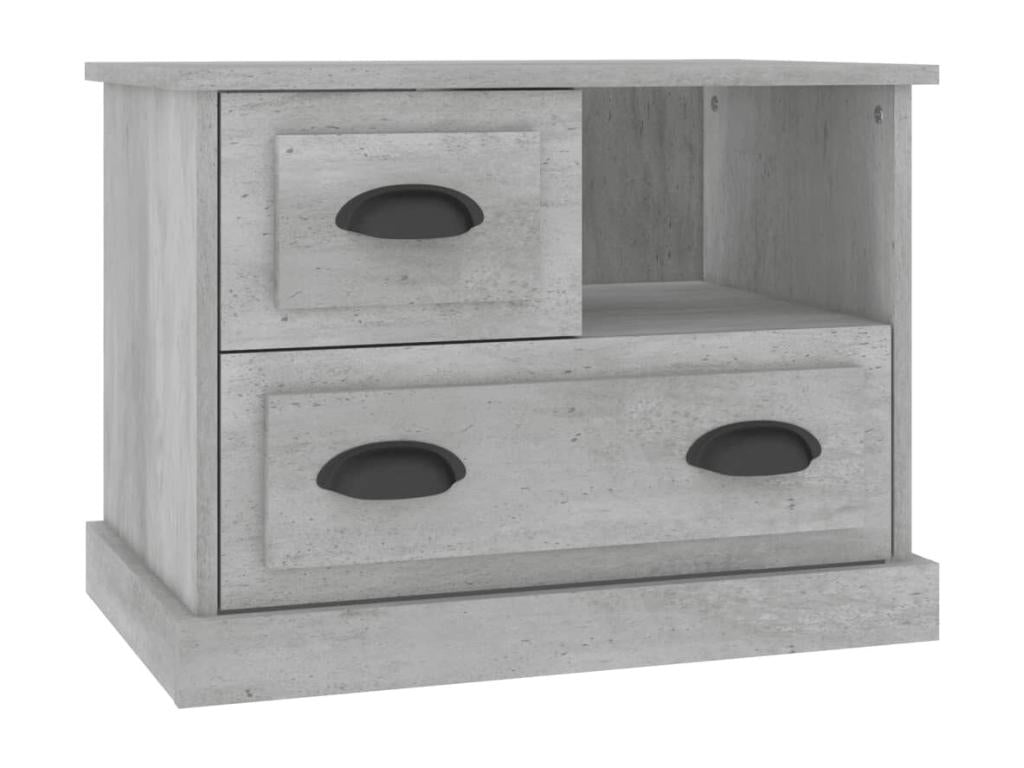 Concrete grey bedside table 60x39x45 VZQG89113