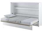 Dormeva Horizontal Wall Bed 120x200 cm Matte White Folding Bed Dormeva Wall Bed HQTU64057