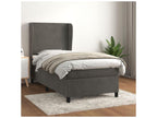 Dormeva bed base and mattress, Dark Grey 90x190 Velvet TBOC65492