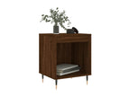 Bedside tables, 2 pcs, brown oak, 40x35x50 cm, engineered wood, LNCB12377