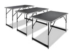 3-piece folding gluing table, adjustable height GHXB95023