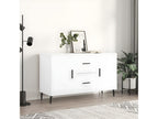 White sideboard 100x36x60 cm engineered wood WVNI17117