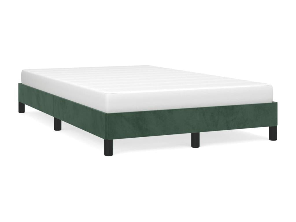 Dark green bed frame 120x190 cm velvet CECU27325