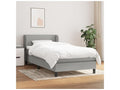 Dormeva bed base with light grey mattress 80x200 Fabric FEYA55798