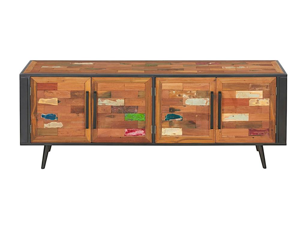 Dormeva 4-door recycled wood sideboard Dormeva XLDW44457