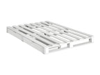 Dormeva VVYJ61785 pallet bed pack with 160x200 cm mattress, solid white wood