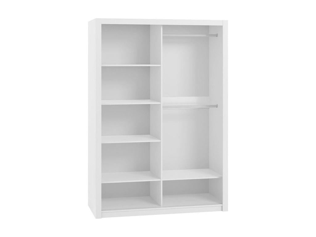 Armoire Dormeva 102 Blanc 215x120x62cm Portes d'armoire Glissement WWPR03934