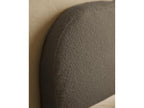 Removable headboard in dark grey bouclé fabric, 160x110cm - Dormeva YWZR57177