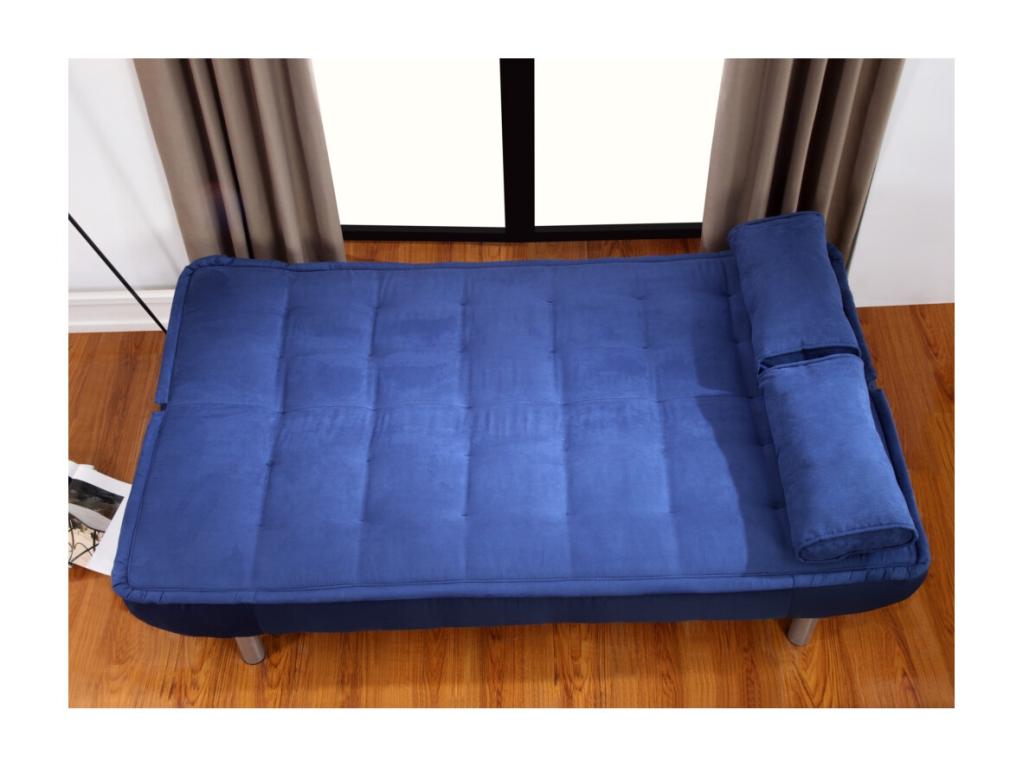 Dormeva convertible sofa in fabric - Blue ZZHB95383