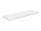 Floating wall shelf, 4 pcs, glossy white, 80x23.5x3.8cm, MDF, MPXN72560
