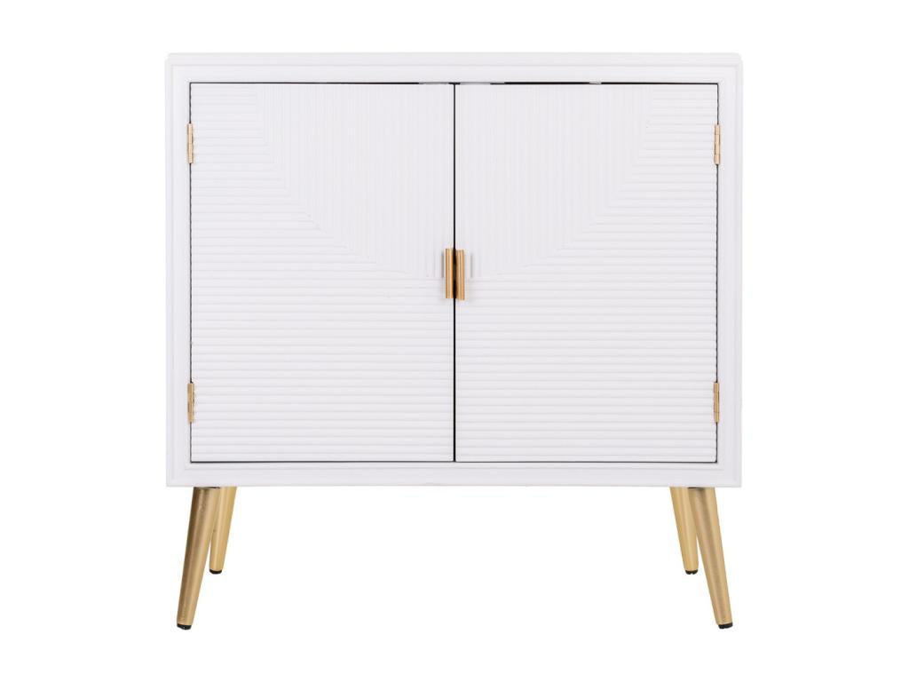 White wooden console 80x36.5x81.5h HWYI67752