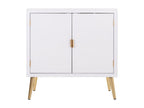 White wooden console 80x36.5x81.5h HWYI67752