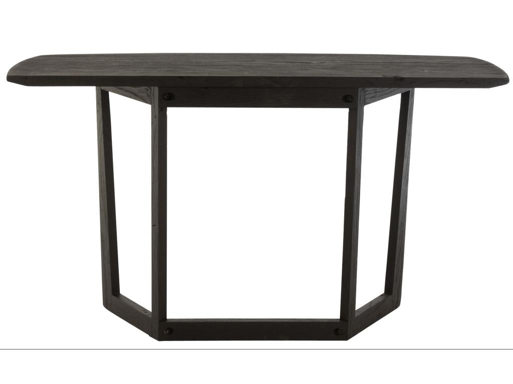 Dormeva 140cm Black Wooden Console Table DIUD07182