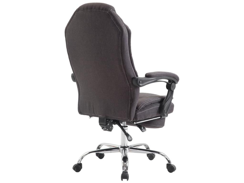 Office chair - Fabric / Chrome metal - Dark grey - Dormeva RJFT29785