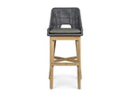 Dormeva Black Aluminium Garden Bar Stool - Set of 2 COAD53527
