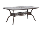 Dormeva NDRV70647 Dark Brown Metal Garden Table