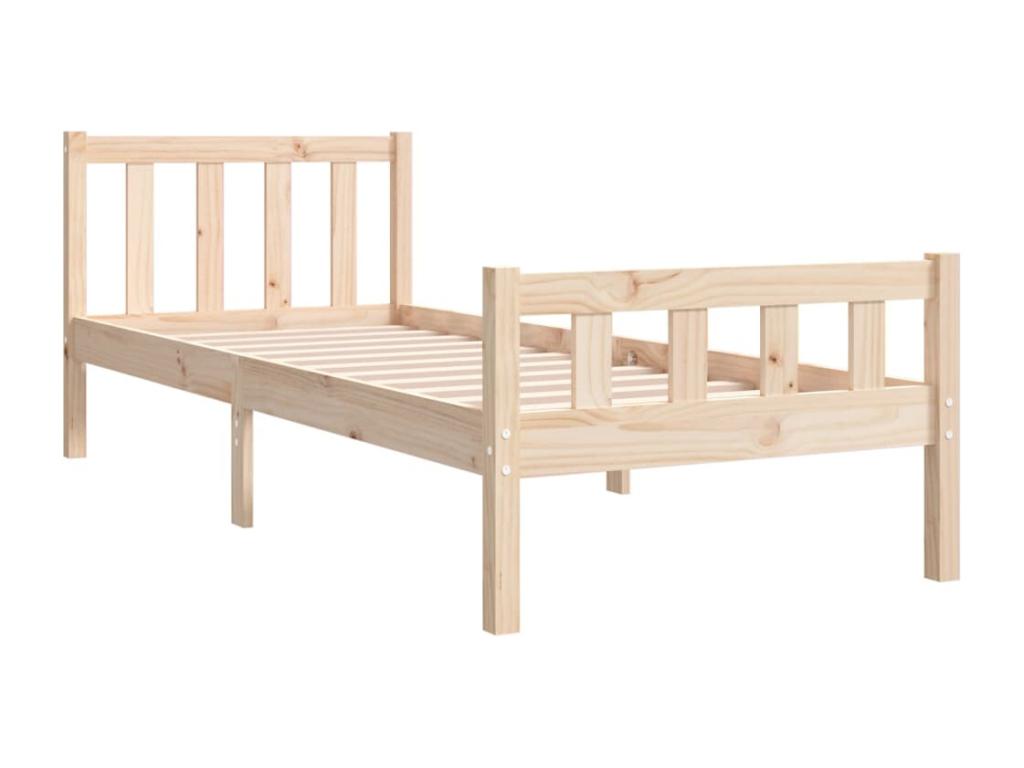 Solid wood bed 75x190 Small single 5 YESC37863