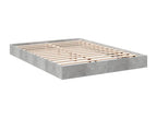 Bed frame without mattress, concrete grey, 120x200 cm, FKMW49480