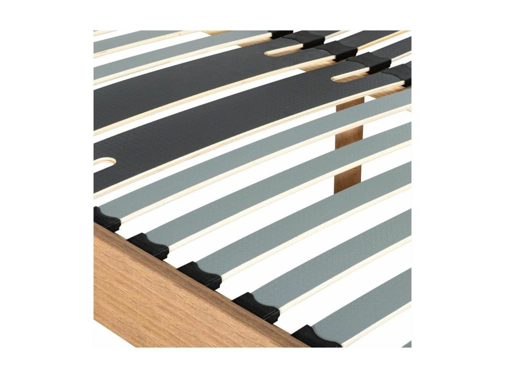 Dormeva decorative bed base with legs, 90x190 cm - Dormeva 18 Dormeva wood - Medium oak - H- 13 cm CLOI29303