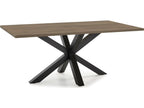 Rectangular dining table with walnut effect, 180 cm - Dormeva SNVA40361