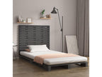 Wall-mounted headboard, grey, 81x3x91.5 cm, solid pine wood, EAAJ11909