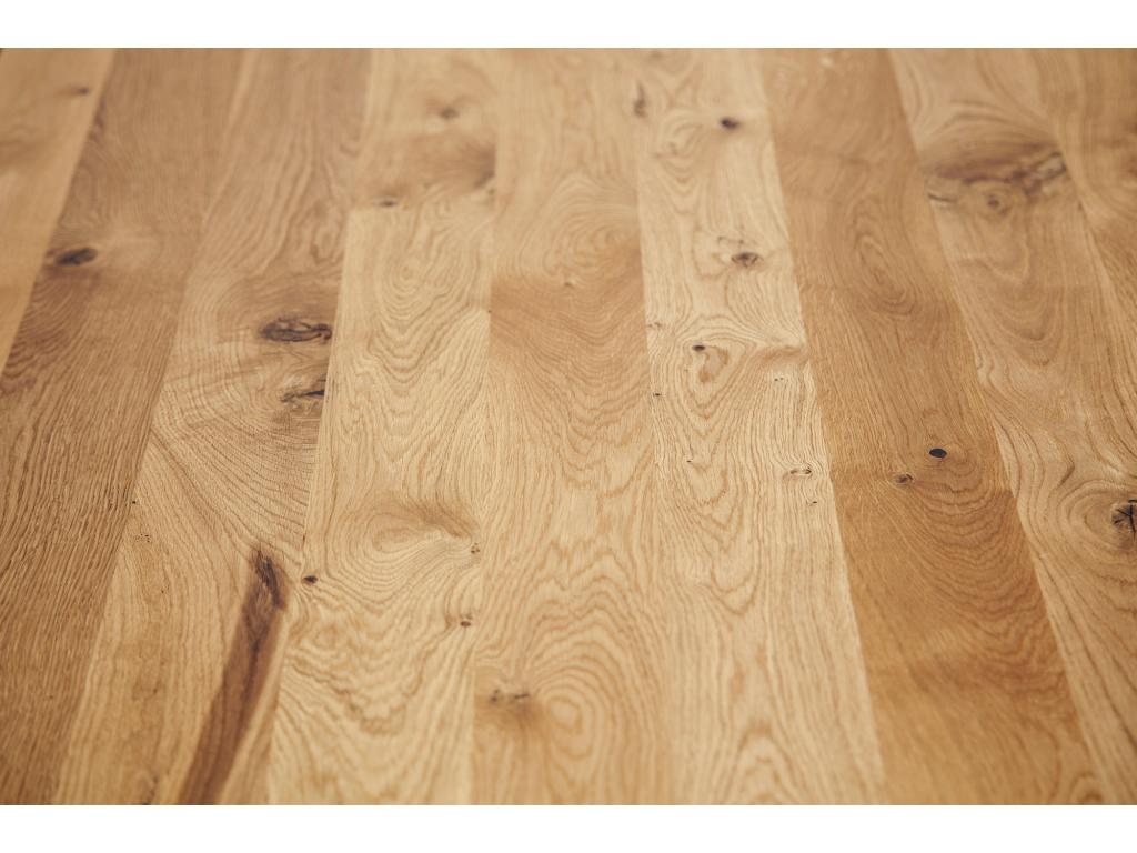 VENTO - Natural oiled wild oak table 100x140 FEIA45893