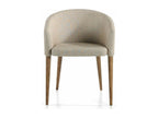 Fabric chair with walnut wood legs 4007 Dormeva RKXS38224
