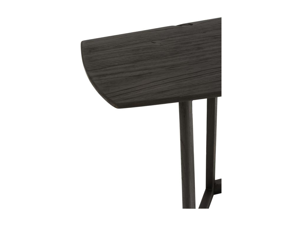 Dormeva 140cm Black Wooden Console Table DIUD07182