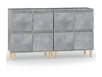 2-piece sideboard set, concrete grey, 60x35x70 cm, engineered wood, VSKK67607