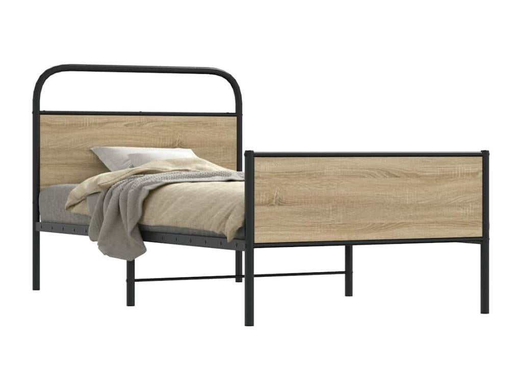 Dormeva IJOE35999 100x190 cm Oak Bed Frame (Mattress Not Included)