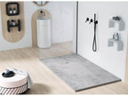 Dormeva 3D Smooth Finish Concrete Shower Tray with Color Grid - 120x80 cm IWFQ93021