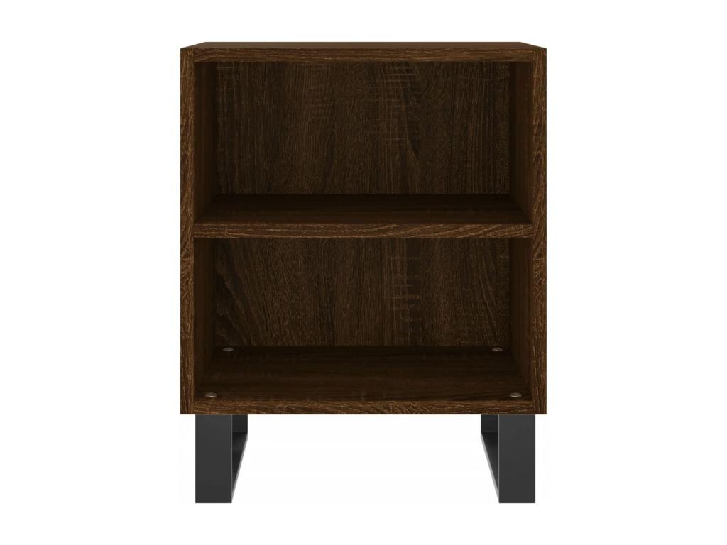 Dormeva Premium - Brown oak bedside table 40x30x50 cm engineered wood IHUV34532